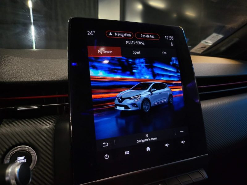 RENAULT CLIO 1.3 TCE 130cv RS LINE / ECLAIRAGE D'AMBIANCE / APPLE CARPLAY / SUIVI RENAULT