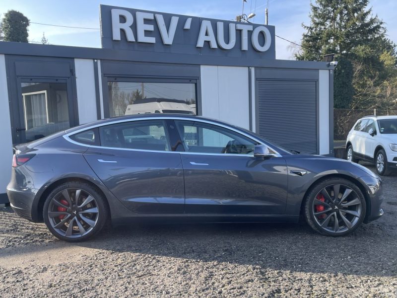 Tesla Model 3 Performance AWD Grande Autonomie / Jantes 20" / Aileron carbone 37.000 km 2020