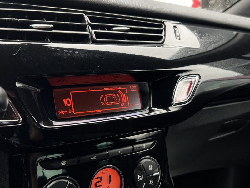 CITROEN DS3 SPORT CHIC 1.6 VTI 120 Cv ECRAN GPS BLUETOOTH FEUX LEDS CRIT AIR 1 - GARANTIE 1 AN