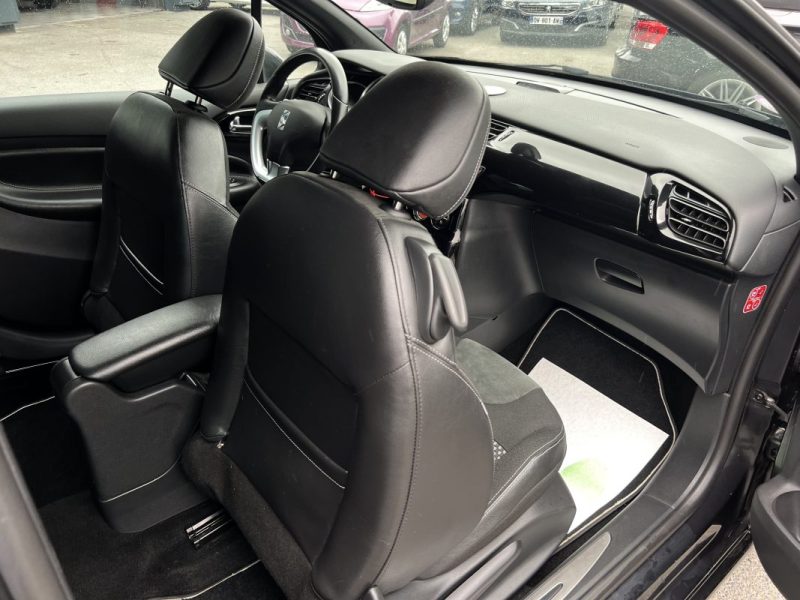 CITROEN DS3 SPORT CHIC 1.6 VTI 120 Cv ECRAN GPS BLUETOOTH FEUX LEDS CRIT AIR 1 - GARANTIE 1 AN