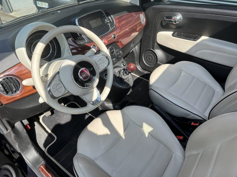 FIAT 500C 0.9 85ch Édition Riva 