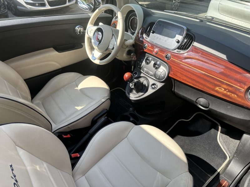 FIAT 500C 0.9 85ch Édition Riva 