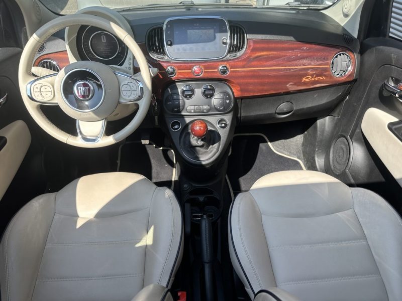 FIAT 500C 0.9 85ch Édition Riva 