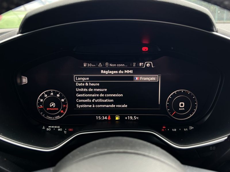 AUDI TT COUPE III MK3 COUPE S-LINE 2.0 TFSI 230 Cv VIRTUAL COCKPIT / CRIT AIR 1 - GARANTIE 1 AN