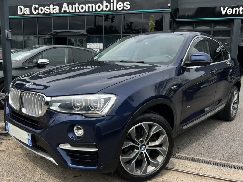 BMW X4 F26 XLINE 35D 3.0 6 CYLINDRES 313 Cv INTERIEUR CUIR TOIT OUVRANT GRAND GPS - GARANTIE 1 AN