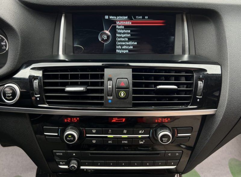 BMW X4 F26 XLINE 35D 3.0 6 CYLINDRES 313 Cv INTERIEUR CUIR TOIT OUVRANT GRAND GPS - GARANTIE 1 AN