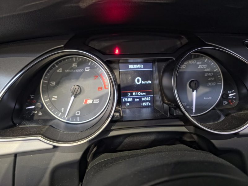 Audi S5 Cabriolet 3.0 TFSI V6 333 ch Quattro – Boîte Auto S-Tronic