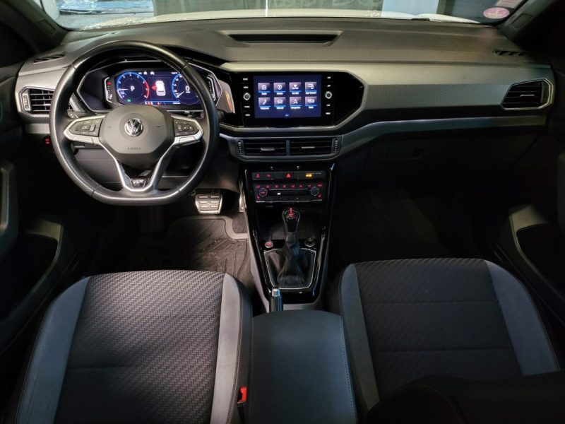 VOLKSWAGEN T-CROSS 1.0 TSI 116CV R LINE DSG7 / R LINE INTERIEUR + REGULATEUR ADAPTATIF + SIEGES CHAU