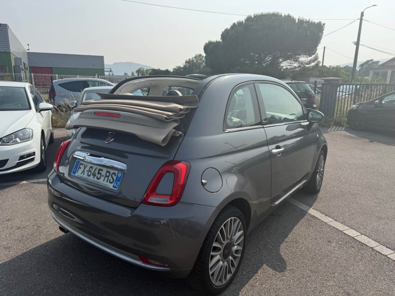 FIAT 500C 1.2 MPI 70CH CABRIOLET GARANTIE