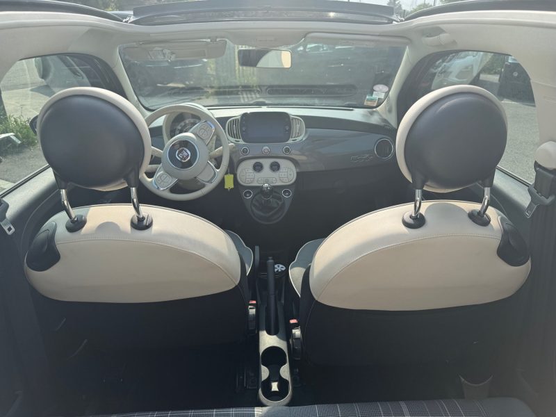FIAT 500C 1.2 MPI 70CH CABRIOLET GARANTIE