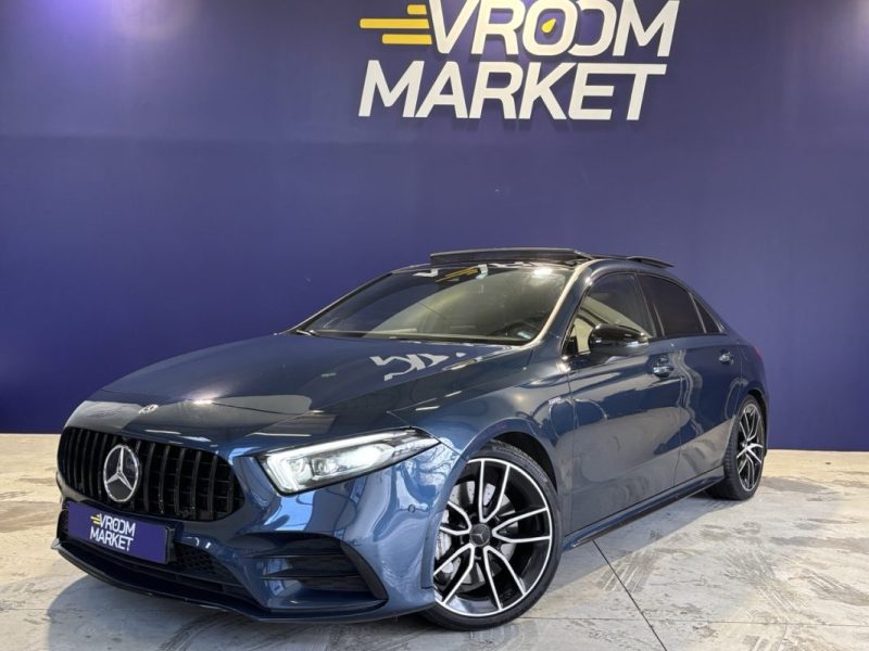 MERCEDES CLASSE A35 AMG 306ch SUSPENSION PILOTÉE / DIGITAL LIGHT / CUIR ÉTENDU / 360°/ BURMESTER 