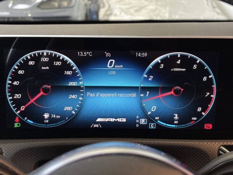MERCEDES CLASSE A35 AMG 306ch SUSPENSION PILOTÉE / DIGITAL LIGHT / CUIR ÉTENDU / 360°/ BURMESTER 