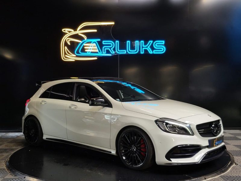 MERCEDES CLASSE A 45 AMG 2.0 4-MATIC / SIEGES F1 + ECHAPPEMENT SPORT + PACK AERO /