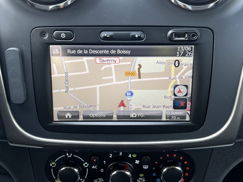 DACIA SANDERO II STEPWAY 1.5 DCI 90 CV ECRAN GPS TACTILE REGULATEUR BLUETOOTH - GARANTIE 1 AN