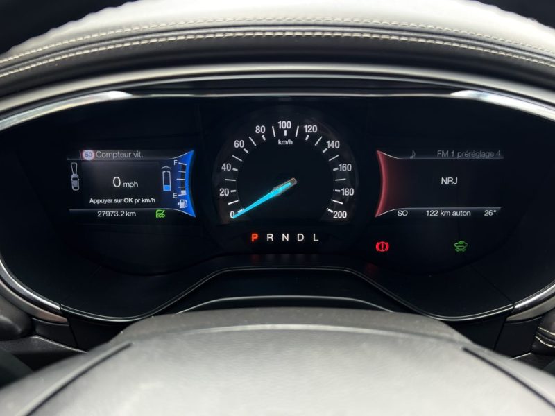 FORD MONDEO 4 IV VIGNAL 2.0 HYBRID 140 / 187 Cv 1ERE MAIN 27 800 Kms TOUTES OPTIONS - GARANTIE 1 AN