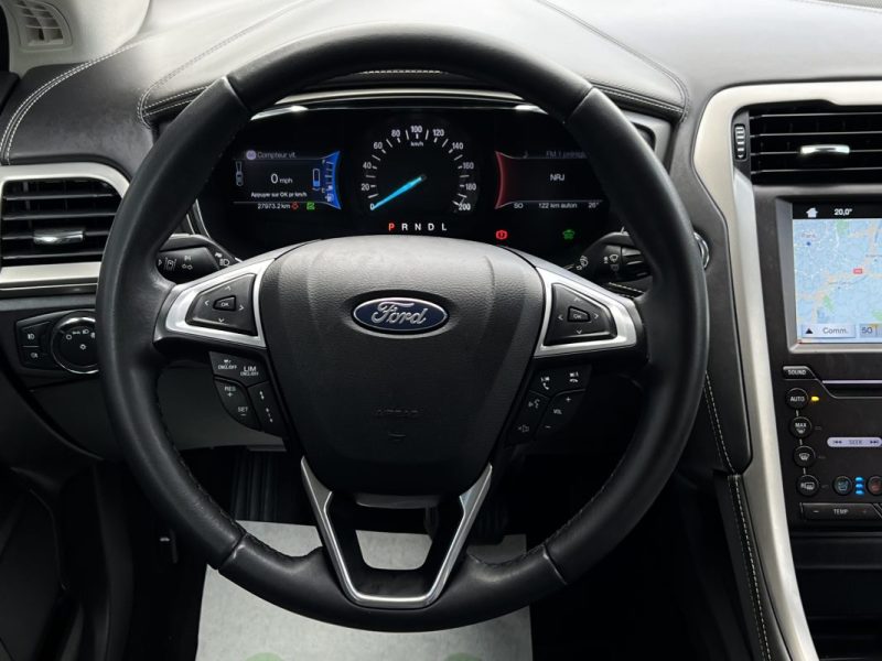 FORD MONDEO 4 IV VIGNAL 2.0 HYBRID 140 / 187 Cv 1ERE MAIN 27 800 Kms TOUTES OPTIONS - GARANTIE 1 AN