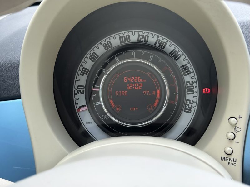 FIAT 500 II 1.2 69 Cv CRIT AIR 1 - GARANTIE 1 AN