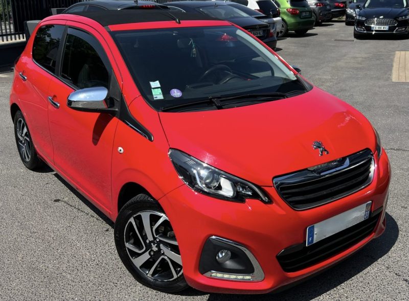 PEUGEOT 108 CABRIOLET / ALLURE TOP 1.2 82 Cv ECRAN TACTILE CAMERA LIMITEUR CRIT AIR 1 Garantie 1 an