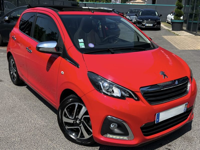 PEUGEOT 108 CABRIOLET / ALLURE TOP 1.2 82 Cv ECRAN TACTILE CAMERA LIMITEUR CRIT AIR 1 Garantie 1 an