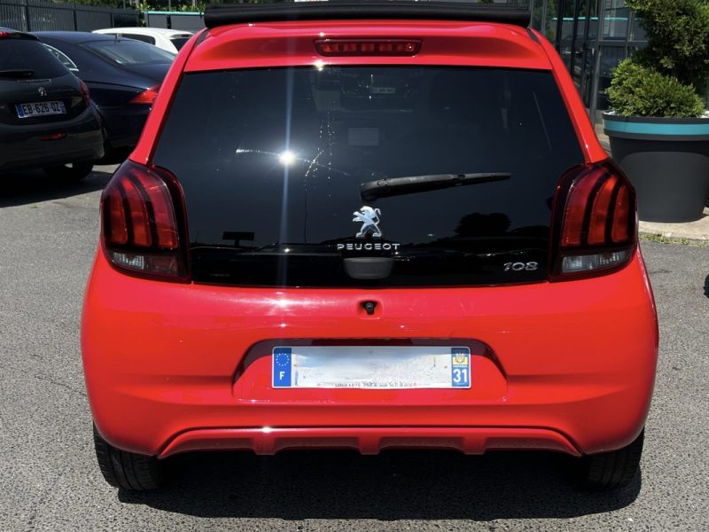PEUGEOT 108 CABRIOLET / ALLURE TOP 1.2 82 Cv ECRAN TACTILE CAMERA LIMITEUR CRIT AIR 1 Garantie 1 an