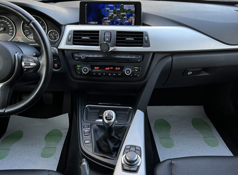 BMW SERIE 3 F30 318D 2.0 143 Cv GRAND GPS INTERIEUR CUIR CAMERA RECUL - GARANTIE 6 MOIS