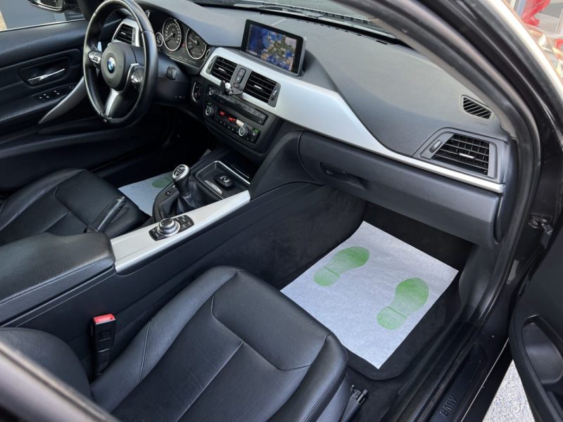 BMW SERIE 3 F30 318D 2.0 143 Cv GRAND GPS INTERIEUR CUIR CAMERA RECUL - GARANTIE 6 MOIS