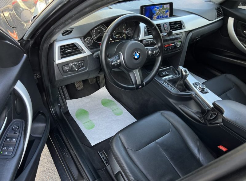BMW SERIE 3 F30 318D 2.0 143 Cv GRAND GPS INTERIEUR CUIR CAMERA RECUL - GARANTIE 6 MOIS