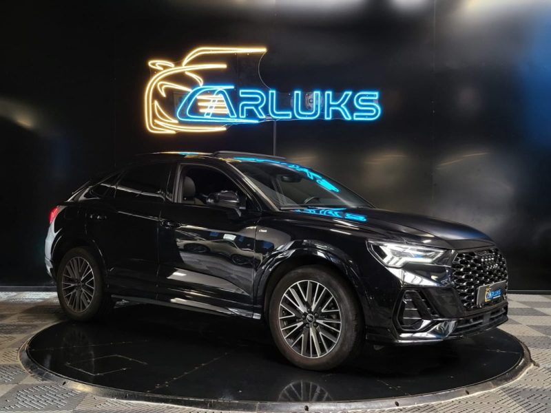 AUDI Q3 SPORTBACK 45 TFSi E 245cv HYBRID RECHARGEABLE E-TRON S-LINE / TOIT OUVRANT / CARPLAY / ANGLE