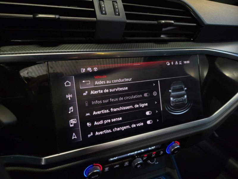 AUDI Q3 SPORTBACK 45 TFSi E 245cv HYBRID RECHARGEABLE E-TRON S-LINE / TOIT OUVRANT / CARPLAY / ANGLE