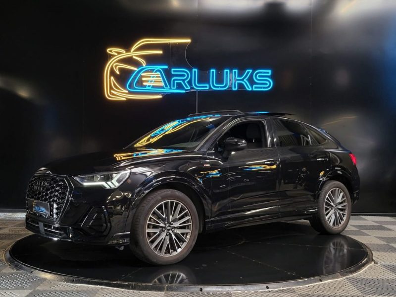 AUDI Q3 SPORTBACK 45 TFSi E 245cv HYBRID RECHARGEABLE E-TRON S-LINE / TOIT OUVRANT / CARPLAY / ANGLE