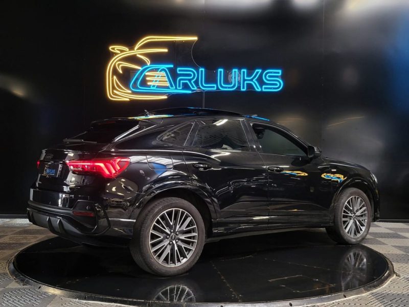 AUDI Q3 SPORTBACK 45 TFSi E 245cv HYBRID RECHARGEABLE E-TRON S-LINE / TOIT OUVRANT / CARPLAY / ANGLE