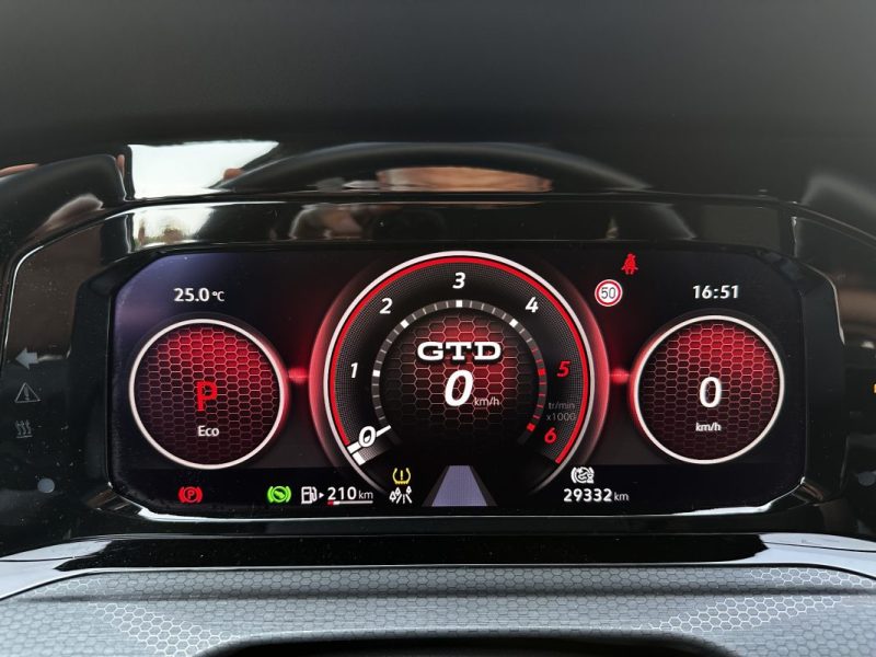 VOLKSWAGEN GOLF 8 GTD 2.0 TDI SCR 200ch DSG7