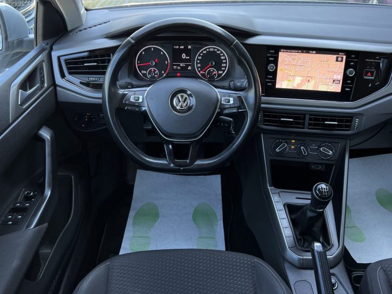 VOLKSWAGEN POLO 6 VI CONFORTLINE 1.6 TDI 95 Cv ECRAN GPS TACTILE / 5 PORTES - GARANTIE 1 AN