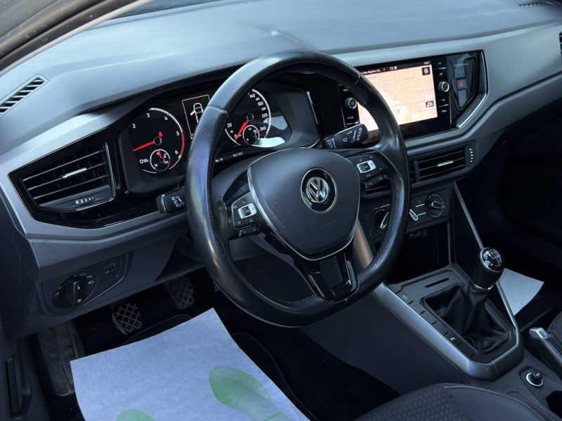 VOLKSWAGEN POLO 6 VI CONFORTLINE 1.6 TDI 95 Cv ECRAN GPS TACTILE / 5 PORTES - GARANTIE 1 AN