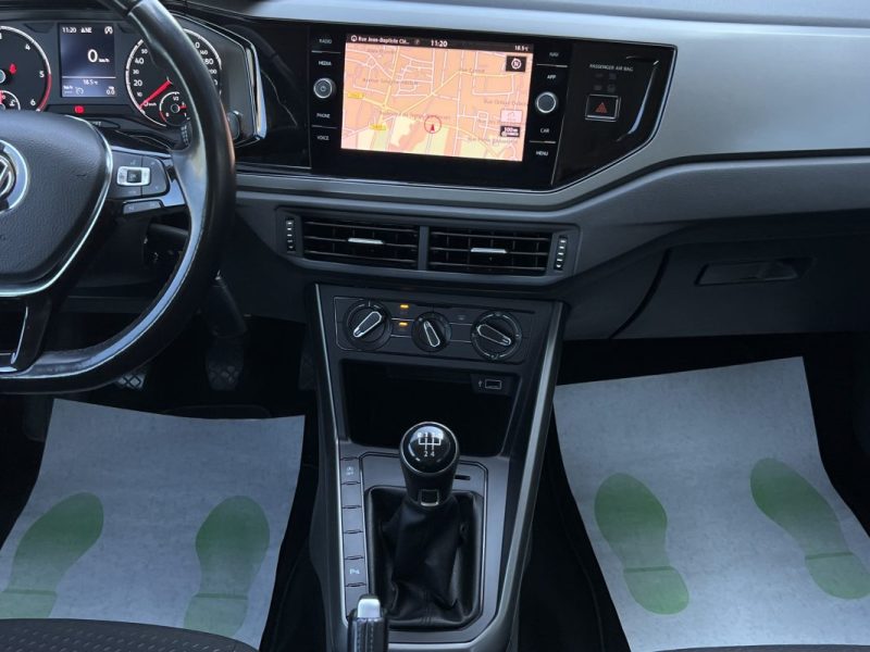 VOLKSWAGEN POLO 6 VI CONFORTLINE 1.6 TDI 95 Cv ECRAN GPS TACTILE / 5 PORTES - GARANTIE 1 AN
