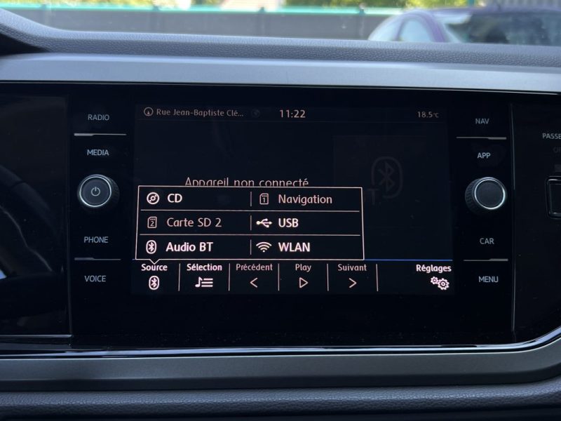 VOLKSWAGEN POLO 6 VI CONFORTLINE 1.6 TDI 95 Cv ECRAN GPS TACTILE / 5 PORTES - GARANTIE 1 AN