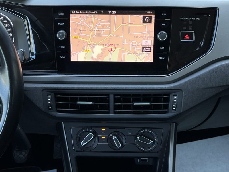 VOLKSWAGEN POLO 6 VI CONFORTLINE 1.6 TDI 95 Cv ECRAN GPS TACTILE / 5 PORTES - GARANTIE 1 AN