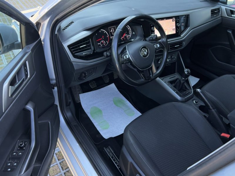 VOLKSWAGEN POLO 6 VI CONFORTLINE 1.6 TDI 95 Cv ECRAN GPS TACTILE / 5 PORTES - GARANTIE 1 AN