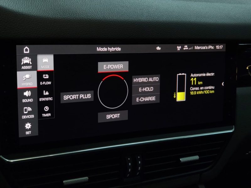 PORSCHE CAYENNE COUPE E-Hybrid 462cv AWD Boîte Auto