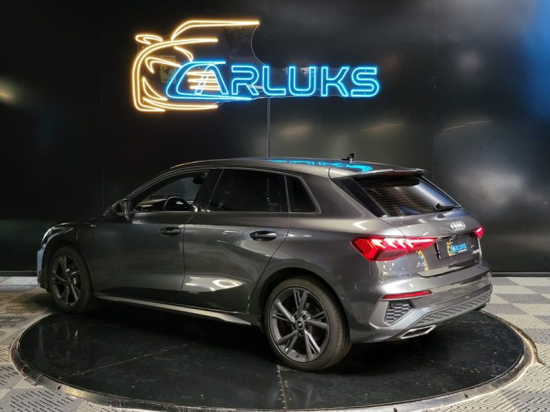 AUDI A3 40 TFSIE 204cv S LINE / SUIVI COMPLET AUDI / APPLE CARPLAY / VIRTUAL COCKPIT