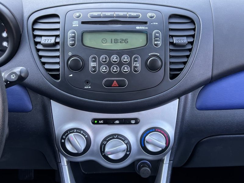 HYUNDAI i10 1.2 77 Cv 5 PORTES CLIMATISATION BLUETOOTH 67 700 Kms - GARANTIE 1 AN