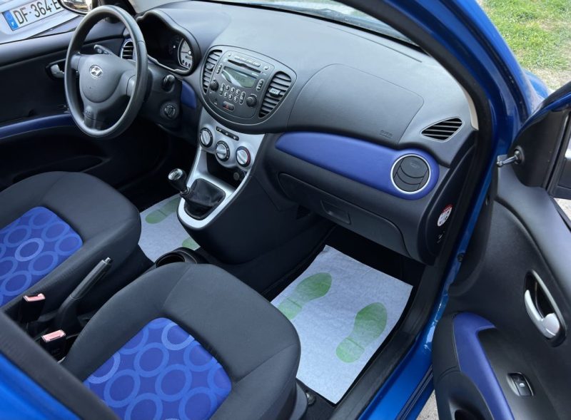 HYUNDAI i10 1.2 77 Cv 5 PORTES CLIMATISATION BLUETOOTH 67 700 Kms - GARANTIE 1 AN