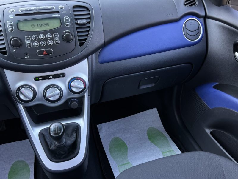 HYUNDAI i10 1.2 77 Cv 5 PORTES CLIMATISATION BLUETOOTH 67 700 Kms - GARANTIE 1 AN