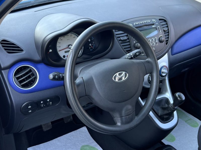 HYUNDAI i10 1.2 77 Cv 5 PORTES CLIMATISATION BLUETOOTH 67 700 Kms - GARANTIE 1 AN