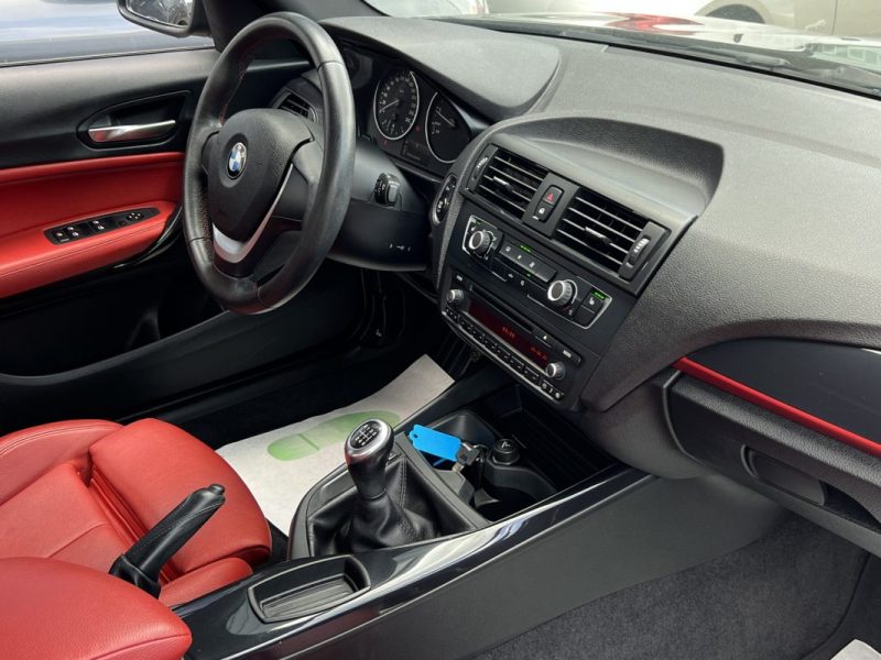 BMW SERIE 1 F20 116i SPORT 1.6 TURBO 136 Cv INTERIEUR CUIR ROUGE / 5 PORTES - GARANTIE 1 AN