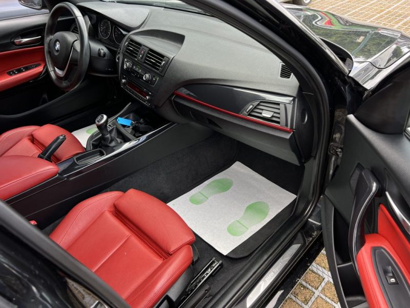 BMW SERIE 1 F20 116i SPORT 1.6 TURBO 136 Cv INTERIEUR CUIR ROUGE / 5 PORTES - GARANTIE 1 AN