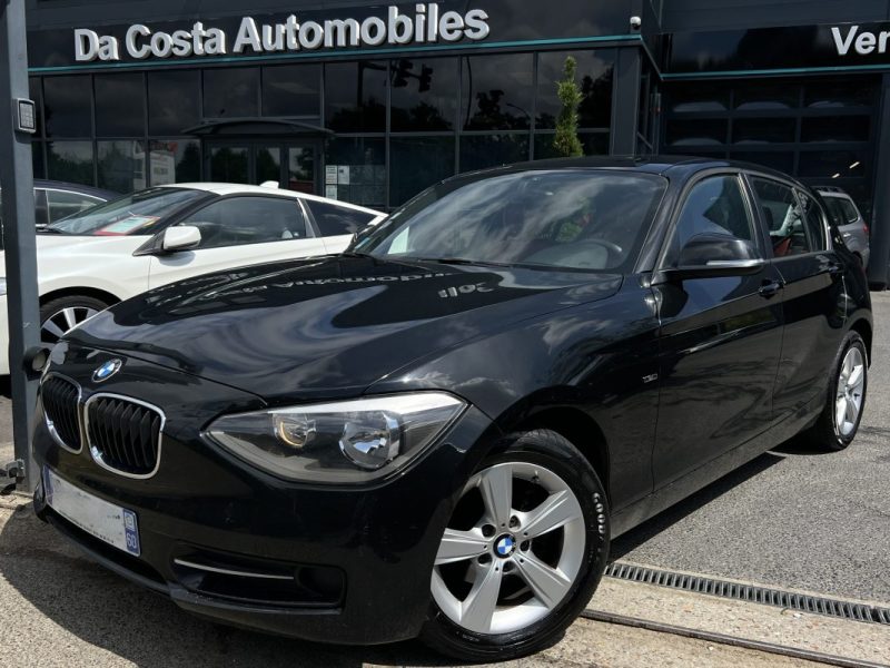 BMW SERIE 1 F20 116i SPORT 1.6 TURBO 136 Cv INTERIEUR CUIR ROUGE / 5 PORTES - GARANTIE 1 AN