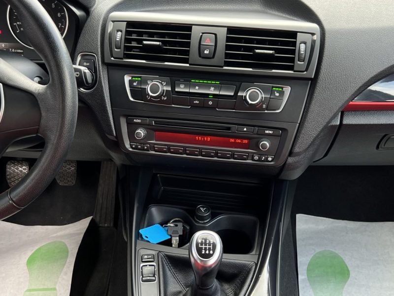 BMW SERIE 1 F20 116i SPORT 1.6 TURBO 136 Cv INTERIEUR CUIR ROUGE / 5 PORTES - GARANTIE 1 AN