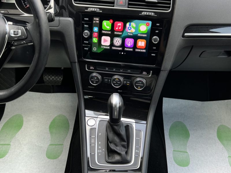 VOLKSWAGEN GOLF 7 VII PHASE 2 CARAT 2.0 TDI 150 Cv DSG7 ACC APPLE & ANDROID CAMERA - GARANTIE 1 AN