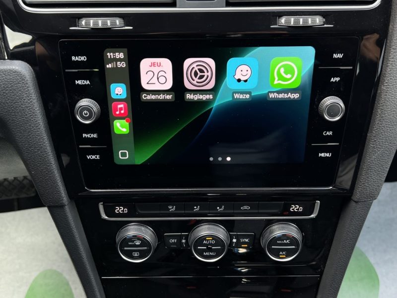 VOLKSWAGEN GOLF 7 VII PHASE 2 CARAT 2.0 TDI 150 Cv DSG7 ACC APPLE & ANDROID CAMERA - GARANTIE 1 AN